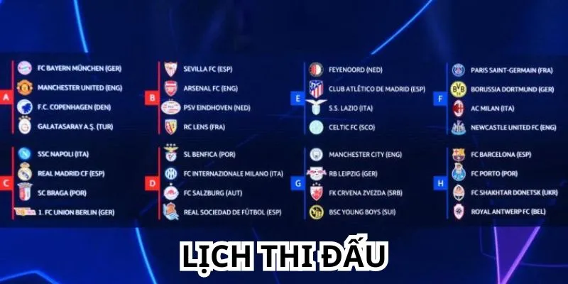 Lịch Thi Đấu 8xbet: Cập Nhật Nhanh Chóng, Chính Xác Nhất Lịch Thi Đấu