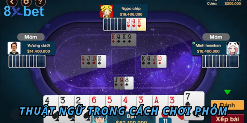 Cách Chơi Phỏm Online Miễn Phí Tại Cổng Game 8xbet Tổng hợp các thuật ngữ cần nhớ trong cách chơi Phỏm